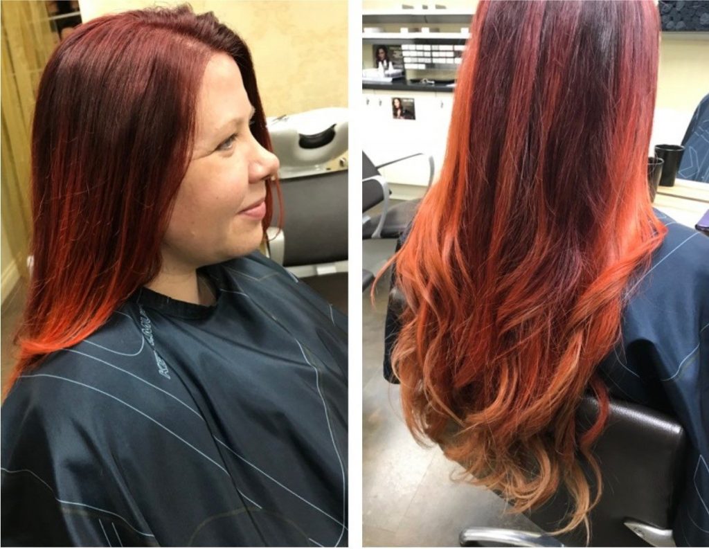 The final result beautiful fashion colour from pHd Malvern